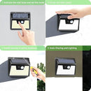 Peasur Solar Lights Outdoor Motion Sensor, 140 LED Solar Powered Fence Light Waterproof, 3 Modes Security Wall Lighting for Outside Deck Yard by GreenHaven Gardens