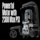 Westinghouse ePX3100 Electric Pressure Washer, 2300 Max PSI 1.76 Max GPM with Anti-Tipping Technology, Onboard Soap Tank, Pro-Style Steel Wand, 5-Nozzle Set, for Cars/Fences/Driveways/Home/Patios by GreenHaven Gardens