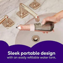 Burst Electric Water Flosser for Teeth Cleaning (3 Modes/Rose Gold) | Cordless | Plaque Removal Between Braces & Dental Work | Portable Floss | Refillable 110mL Tank by CozyNest Decor