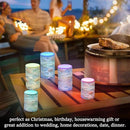 Flickering Flameless Candles, Starfish Seashell LED Candles with Remote Timer, Set of 2 Battery Operated Candle for Valentine Wedding Birthday by GreenHaven Gardens