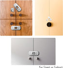 6 of Safety Latch Lock Easy Attachable Install Adhesive for Baby Childen Daycare Child Kids Senior Elder Pet Proofing Accident Prevent Home Kindergarden Preschool Senior Nursery Kitchen Cabinet Fridge by TinyTreasures Baby Boutique