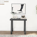Plank+Beam Solid Wood Console Table, 36 Inch, Sofa Table, Narrow Entryway Table for Hallway, Behind The Couch, Living Room, Foyer, Easy Assembly, Black by CozyNest Decor