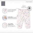 The Peanutshell 5 Pack Baby Girl Pants Set - 100% Cotton Toddler Pants for 0-24 Months Clothes for Toddlers & Babies - Flower by TinyTreasures Baby Boutique