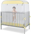 Porayhut Portable Baby Crib Net Safety Mesh Tent,Pop up Infant Mosquito Net, See Through Canopy Netting Cover for Baby&Toddler to Keep Baby from Climbing Out. by TinyTreasures Baby Boutique