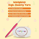 WaldyWop Crochet Kit for Beginners: 3PCS Fruit Squishies Knitting Kits, DIY Craft Kits for Adults w/Video Tutorials & Soft Yarn, Hook - Hobbies Starter Kit for Kids, Birthday Gifts Set for Girls Women by TinyTreasures Baby Boutique