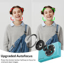 Upgrade Digital Camera, FHD 4K 44MP Autofocus Digital Point and Shoot YouTube Camera with 16X Zoom, 32GB SD Card, Compact Digital Camera Cheap for Teens Boys Girls Kids Blue Camera by TinyTreasures Baby Boutique