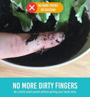 GROWIT Soil Moisture Meter for Plants - Plant Moisture Meter for House Plants - No Batteries Required by GreenHaven Gardens