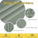NICETOWN Blackout 78 inch Curtains for Doorway 2 Panels Set, Grommet Thermal Insulated Room Darkening Door Curtains Sound Reducing for Bedroom/Home Office, Sage Green, W52 x L78 by TinyTreasures Baby Boutique