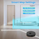 Robot Vacuum and Mop Combo, Self-Emptying, 60-Day Capacity, Schedule, 180mins Runtime, Home Mapping, Wi-Fi/App/Alexa/Remote, Robotic Vacuum Cleaner for Pet, Hard Floors, Carpet by CozyNest Decor