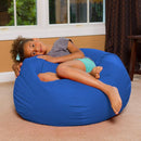 Posh Beanbags Bean Bag Chair, Large-38in, Solid Royal Blue by TinyTreasures Baby Boutique