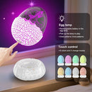Dragon Egg Alarm Clock with Sunrise Simulation, Wireless Bluetooth Speaker, Portable Touch Control Dragon Egg Night Light, 20 Soothing Sounds, Unique Gift for Kids Adults, Home Desk Decor by TinyTreasures Baby Boutique