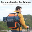 OHAYO Portable Bluetooth Speaker,IPX7 Waterproof Speakers, 15W Loud Stereo Sound, Wireless V5.3, AUX&TF-Card in, TWS, Built-in Mic, Black by TinyTreasures Baby Boutique