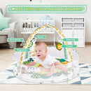 Baby Play Mat, 4-in-1 Baby Play Gym Tummy Time Mat with Ball Pit and 5 Detachable Toys for Newborn to Develop Sensory Exploration and Motor Skill 0-6-12 Months by TinyTreasures Baby Boutique