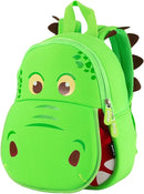 JiePai Dinosaur Toddler Backpack Hippo Kids Backpack Waterproof Cartoon Preschool by TinyTreasures Baby Boutique