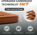 Extra Large Bamboo Cutting Board with Non Slip Feet and Over Sink Butcher Block Chopping Board Wooden Cutting Boards Solid Thick Juice Groove Big Xl XXl xlarge Kitchen Counter Organic Meat BBQ Kit by CozyNest Decor