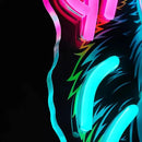 Headphones Gorilla Neon Sign Dimmable Kong Led Neon Light for Wall Decor,Game Room,Man Cave,Home Party Bar Decor,USB Powered Led Sign by CozyNest Decor