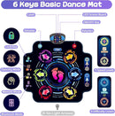 Dance Mat, Kids Electronic Dance Pad with Wireless Bluetooth 5 Speeds 9 Levels, Music Toys Birthday & Xmas Gifts for Girls Boys 3 4 5 6 7 8 9 10+ Year Old by TinyTreasures Baby Boutique