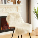 AMTOVO Faux Fur Rug, Beige Small Area Rug, Fluffy Sheepskin Rug, Fuzzy Ultra Soft 2 x 3 ft Shag Rugs for Bedroom Sofa Throw Cushion Room Decor, Sheepskin by CozyNest Decor