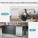 24 Inch Outdoor Beverage Refrigerator Cooler,Stainless Steel Wide Refrigerator for 210 Cans,Fit Perfectly for 24" Space Built-in Counter or Freestanding with powerful and quiet cooling system by CozyNest Decor