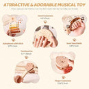 EERKEOD Toddlers Montessori Wooden Toys Percussion Musical Instruments with Xylophone Set for Girls Boys Kids Preschool Educational Toys by TinyTreasures Baby Boutique