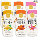Serenity Kids 6+ Months Grain-Free Baby Puffs Snack - Baby & Toddler Snacks for 6+ Months - No Added Sugar & Gluten & Rice Free - BPA & Allergen Safe with Organic Cassava & Veggies - 1.5 Oz, 6 Pack by TinyTreasures Baby Boutique