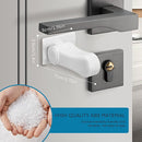 Child Proof Door Lever Lock - 2 Pack - Door Locks for Kids Safety - Door Knob Child Proof - Baby Proofing 3M Adhesive - Door Handle Child Proof - Baby Safety Locks for Toddlers - White by TinyTreasures Baby Boutique