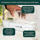 Gardyn Indoor Garden Nursery - Indoor Germination, Hydroponic Growing System - Seed Starter Tray Works with Gardyn Home Tower Gardens, Vertical Garden Planters & Microgreens Growing Kits by GreenHaven Gardens