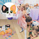 Wernnsai Kitten Cat Piñata - Cat Kitten Decorations For Kids Girls Birthday Cute Animal Party Game For Cat Lady KittenParty Supplies Favor With Bat Blindfold 16“ x 12.5" x 3" by TinyTreasures Baby Boutique