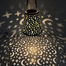 Hanging Solar Lanterns Outdoor Waterproof Star Moon Solar Lights Metal Outdoor Decor, LED Decorative Solar Garden Lights for Garden, Backyard, Tree, Porch(1 Pack) by GreenHaven Gardens
