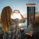 Wind Chimes for Outside, Memorial Wind Chimes with 6 Long Metal Tubes, Sympathy Wind Chime with Sound, Perfect for Garden, Patio and Yard by CozyNest Decor