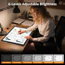Elice Magnetic A3 Light Board for Diamond Painting, Ultra-Thin Tracing LED Light Box with Side Buttons, Super Bright Diamond Art Light Pad, Light Table for Drawing, Sketching, Weeding Vinyl - Black by TinyTreasures Baby Boutique