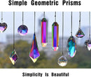 2PCS 5" Large Lanky Cone Crystal Sun Catcher Prisms, STINO Hanging Suncatchers with Glass Prism, Rainbow Maker for Windows, Balcony, Kitchen, Garden Decoration (1, Lanky Cone 2Pcs) by GreenHaven Gardens