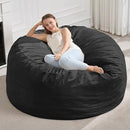 Hobestluk 5FT Bean Bag Chair Giant Bean Bag Chairs for Adults Large Bean Chairs with Removable Cover, Beanbag Chair with Filler, Adult Bean Bag Chairs for Living Room, Bedroom by CozyNest Decor