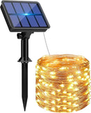 btfarm Solar String Lights for Outside - 80LED 33FT Solar Fairy Lights Outdoor Waterproof 8 Modes, Copper Wire Solar Powered Twinkle Lights for Tree Garden Christmas Wedding Party Decor, Warm White by GreenHaven Gardens