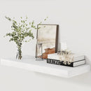 Fun Memories 30 Inch Floating Shelves White, 12 Inch Deep Floating Shelf for Books, 30 x 12 x 2 Deep & Thicked Wall Shelves for Bathroom, Living Room, Kitchen, Set of 1 by CozyNest Decor