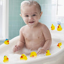 Set of 15 Duck Bath Toy Rubber Duckies, 2 Inches Bathtub Duck Set Squeak Rubber Floating Duck Baby Shower Bath Tub Pool Toys by TinyTreasures Baby Boutique