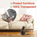 18 Pcs Large Cat Scratch Furniture Protector, Transparent Couch Protector from Cat Claws, Single-Sided Self Adhesive Anti Pet Deterrent Sofa Cover, 14in by TinyTreasures Baby Boutique
