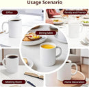 11oz White Ceramic Sublimation Coffee Mug in White Gift Box, White, Case of 6 by CozyNest Decor