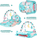 TEMI Baby Gym Toys & Activity Play Mat, Kick and Play Piano Gym Center with Music and Lights, Electronic Learning Toys for Infants, Toddlers, Newborn, Girls and Boys Ages 1 to 36 Months by TinyTreasures Baby Boutique
