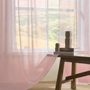 Joydeco Sheer Curtains 108 Inches Long, Beige Curtains for Living Room 2 Panels Set, Window Curtains Privacy Assured with Light Filtering(W52 x L108 Inch,Tapioca) by CozyNest Decor