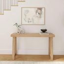 Plank+Beam Solid Wood Console Table, 56 Inch, Sofa Table, Narrow Entryway Table for Hallway, Behind The Couch, Living Room, Foyer, Easy Assembly, Blonde by CozyNest Decor