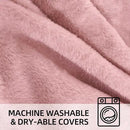 Bean Bag Chair 5Ft, Memory Foam Filled, Large Beanbag Chairs for Adults and Teens, Soft Sofa with Removable Flannel Cover, Round Couch for Living Room Bedroom College Dorm (Pink, 5FT-60×60"×24") by CozyNest Decor