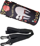 RICHEN Neoprene Water Bottle Carrier Bag with Adjustable Shoulder Strap,Insulated Water Bottle Cover for Stainless Steel/Glass/Plastic Bottles by TinyTreasures Baby Boutique
