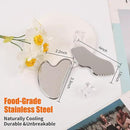 2Pcs Stainless Steel Gua Sha Facial Tools Set, Metal Face Comb Detail Skin Care Tools, Body and Face Gua Sha Sculpting for Tighten Skin Lymphatic Drainage by CozyNest Decor