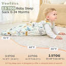 Yoofoss Baby Sleep Sack 12-18 Months, TOG 2.5 Baby Wearable Blanket with 2-Way Zipper, 100% Organic Cotton Fabric Winter Newborn Sleeping Sack, Warm Soft Comfy by TinyTreasures Baby Boutique