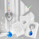 Memorial Gifts for Loss of Loved One Unique Sympathy Gifts Rainbow Sun Catcher Indoor Window Hanging Crystal Prism Grief Bereavement Gifts Ideas for Who Loss of Mom Dad (Navy Blue) by GreenHaven Gardens