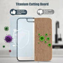 Titanium Cutting Board for Kitchen – Large Double-Sided Food Grade Boards, 16”×11” Pure Titanium & Wheat Straw, Dishwasher Safe, Easy to Clean for Meat, Vegetables & Fruits by CozyNest Decor
