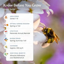 Created By Nature Bee & Butterfly Wildflower Seed Mix, 16 Varieties, 30,000 Seeds by GreenHaven Gardens