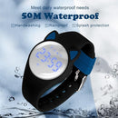 Kids Watches for Girls Boys Digital Sport Watch with Step Counter Pedometer Vibration Alarm Clock, No App Waterproof Fitness Tracker Kids Watch Boys Girls Teens Students Ages 5-16 by TinyTreasures Baby Boutique