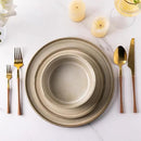GBHOME Ceramic Dinnerware Sets for 12, 36 Pieces Stoneware Plates and Bowls Sets, Reactive Glaze Dishes -Scratch Resistant, Dishwasher&Microwave Safe by CozyNest Decor